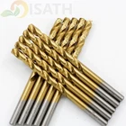 Isath 1/16"-1/2" Titanium Drill Bits Set Hss Jobber Metal Woodworking New. Price: $7.68.