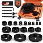Horusdy Saw Set 24PCS Kit,hole Drill Bit 3/4"-6" (19-152M New. Price: $31.02.
