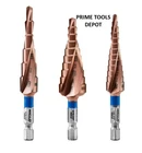 Hercules 1/8 In. To 3/4 Cobalt Three Drill Bits- 13, 6, And 10 Steps New. Price: $95.97.