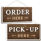 Woodamore Order Here Sign - Hanging (12 X 18) Inch, Brown New. Price: $20.08.