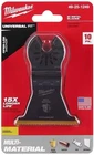 Milwaukee 49-25-1249 Titanium 10 Pack 2-1/2" Multi-tool Oscillating Blades New. Price: $86.00.