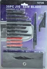 Ridgerock Tools ( 10726 ) 30 Pc High-carbon Steel Jig Saw Blade Set New. Price: $7.75.