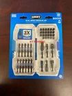 Hart 40-PIECE Impact Driver Bit Set 1/4" Hex Magnetic Holder Socket Adapter Nut New. Price: $32.95.
