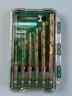Masterforce Pc Titanium Drill Bit Set 236-9206 New Sealed Green Case Drop In. Price: $6.99.