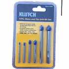 Klutch 6-PC Carbide Tipped Glass And Tile Drill Bit Set New. Price: $14.95.