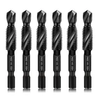 6-PIECE 1/4-20NC Drill Tap Bit Set High-speed Steel Black Oxide Coating New. Price: $34.99.