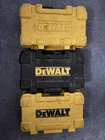 Dewalt Toughcase+ Impact Set Lot (3) Assorted Screwdriver New Used. Price: $39.99.