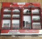 Milwaukee 48-32-5154 Shockwave Impact Duty Screw Driver Bit Set (74-PIECE) New. Price: $29.95.