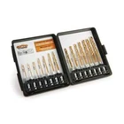Montana Brand MB-64340 14 Piece Titanium Drill Bit Set Summit Xtreme Open. Price: $15.99.