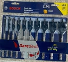 Lot Of Bosch DSB5010 10-PIECE Daredevil Spade Bit Set In Pouch Brand New 50PC. Price: $89.95.