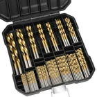 99 Pcs Titanium Coated Twist Drill Set, 4241 Hss 135 Tip Metric New. Price: $25.37.