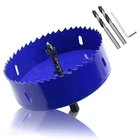 Luomorgo 4.5 Inch 115MM Hole Saw, 1/4 Cutting Depth Hss Bi-metal New. Price: $16.95.