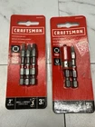Pack Craftsman 2IN SQ2 Square Screwdriver Bit Set Impact RATED,3P 1,2,3 2# New. Price: $15.99.