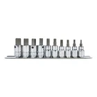 Genius Tools Piece 3/8" Dr. Metric Hex Bit Socket Set BS-310HM New. Price: $51.17.