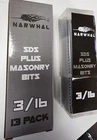 Narwal Sds Plus 3/16 Inch Masonry Drill Bits (13 Pack - Industrial Grade New. Price: $9.95.