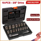 Impact Bolt Extractor Set Nut Remover Stripped Extraction Socket Tools 18PCS New. Price: $36.29.