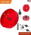 Smooth Cutting 6-3/8 Inch Hole Saw Ideal For Recessed Lights & Home Projects New. Price: $31.04.