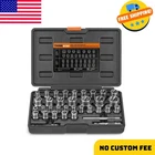 Easy Out Bolt Extractor Kit, 35 Pcs Nut Socket Set, 1/4" And 3/8" Driv New. Price: $64.36.