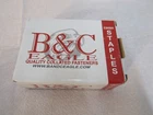 B&c Eagle 7/32" Crown 3/4" Leg 18GA. Galvanized Finish Staples 5,000 Per Box Open. Price: $26.89.