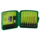 Greenlee Dtapsskit 7-PC Standard Drill/tap Bit W/ Quick-change Adapter New. Price: $83.99.