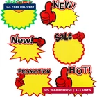 Outus 60 Pieces Starburst Sale Sign Stickers, 7 X 5.5 Inches Paper Tag New. Price: $18.11.