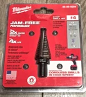 Milwaukee Step Drill Bit 3/16" To 7/8", Made In Usa #48-89-9204 New. Price: $37.19.