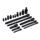 18-PIECE Drive Tool Accessory Set Premium Cr-v Steel With Black Phosphate Finish New. Price: $25.99.