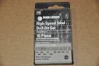 Black + Decker 15080 Piece High-speed Steel Drill Bit Set For Metal/wood Used. Price: $8.54.