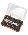 Rotation 44PC Bit With 1/4 Mini Ratchet Offset Pocket Size, New. Price: $18.91.