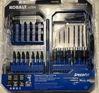 Kobalt Xtr Impact 40-PIECE High-speed Steel Hex Shank Screwdriver Bit Set Brand New. Price: $18.79.