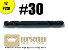 Twin Ends Heavy Duty #30 High Speed Twist Drill Bit Norseman 28140 (12 Pack) New. Price: $28.34.