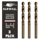 Narwhal 25/64 Inch Cobalt Drill Bits (3 Pack - Industrial Grade M35 New. Price: $24.35.