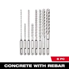 Milwaukee MX4 Sds-plus Carbide Drill Bit Kit (8-PIECE) Open. Price: $34.95.