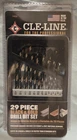 Cle-line C18130 29PC Black & Gold Steel Drill Bit Set For New. Price: $43.99.