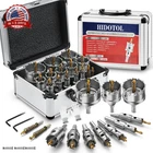 Hidotol 20PC Tct Carbide Hole Saw Kit 1/2" 2-1/8" Tungsten Drill Bits New. Price: $85.86.