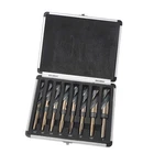 Wintools - 8PC 1/2 Shank Silver And Deming Drill Bit Set Aluminum Carry Case New. Price: $59.99.