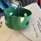Masterforce 4-1/8" 105MM X 1-7/8" Metal Hole Saw With Arbor & Bit New. Price: $15.00.