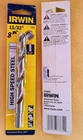 Units - Irwin 15/32" High Speed Steel Drill Bit No. 73830 Reduced Shank New. Price: $10.00.
