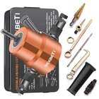 Rexbeti Double Headed Sheet Metal Nibbler, Drill Attachment Cutter Gold New. Price: $58.62.