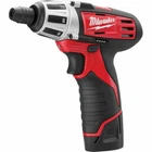 Milwaukee 2401-22 M12 1/4" Cordless Screwdriver Kit Built-in Led Variable Speed New. Price: $148.69.
