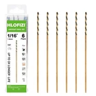 Hlofizi Inch Extra Long Drill Bits (6 Pack), Aircraft 1/16" New. Price: $16.10.