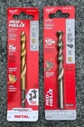 Pack Milwaukee 48-89-4619 Red Helix Cobalt Drill Bit 3/8" + 11/32" Hard Metal New. Price: $30.00.