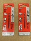 ( ) Milwaukee 1/8 In. Cobalt Red Helix Split Point Drill Bits, 48-89-2305 New. Price: $12.00.