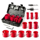 Bi Metal Hole Saw Kit 17 Pcs 3/4 2-1/2 Hychika High Speed Steel Case New. Price: $59.99.