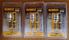 Three (3) Packages Dewalt #2 Phillips 2-INCH Power Bits With Sleeve, DWA2PH2IR2S New. Price: $20.00.