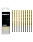 Craly 1/8 Inch 10-PC Cobalt Drill Bit Pack, M35 Hss Titanium Coated Jobber Lengt New. Price: $23.11.