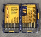 Irwin 4935607 Titanium Coated High-speed Steel Drill Bit Set, Pro Case, 15-PIECE Open. Price: $35.00.