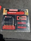 Sears Craftsman Usa Nos 21PC Speed Lol Drill Bit Screwdriver Set 26144 Case New. Price: $34.95.
