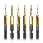 6-PC 6-32NC Combination Drill Tap Bit Set Sae, Thread Size, Titanium Coat New. Price: $21.25.