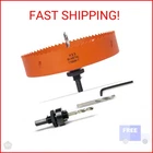 Vikiton 7 Inch Hole Saw With Arbor For Wood Plastic, Bi-metal Cu New. Price: $32.81.